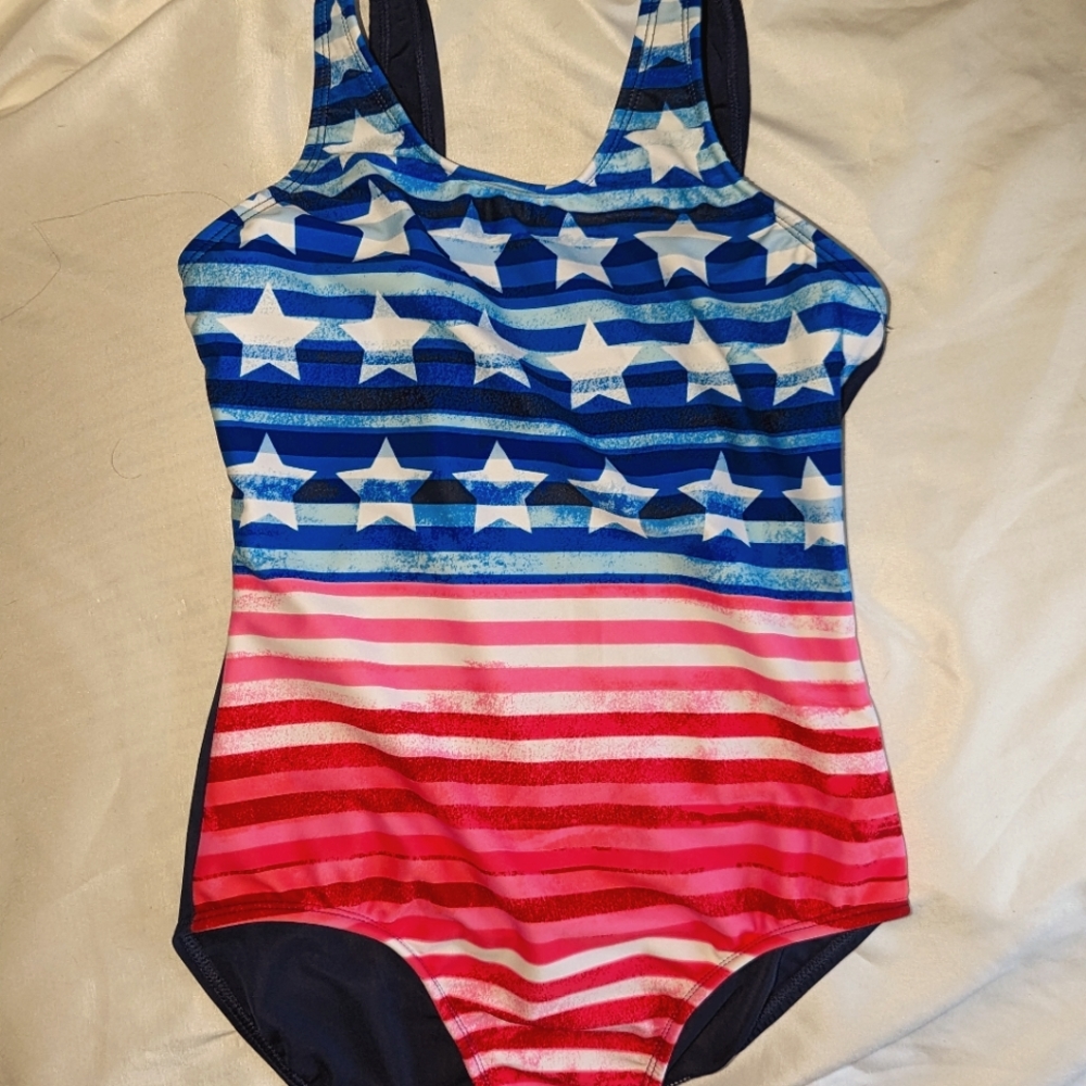Girls one piece bathing suit NWOT size 10